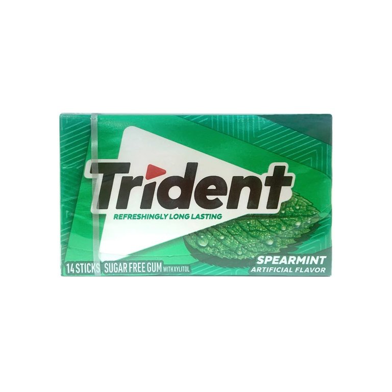 Trident Spearmint Gum (c/12pzs)