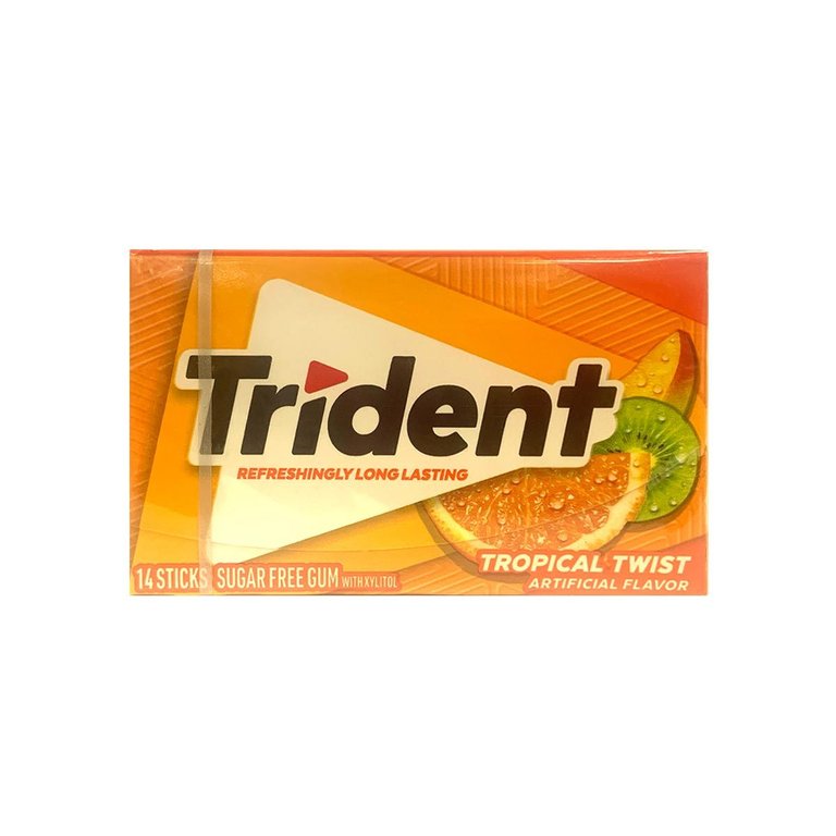Trident Tropical Twist Gum (c/12pzs)