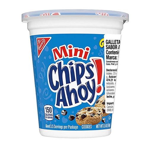 Chips Ahoy Mini Go Pack - 3.5oz. (c/12pzs)