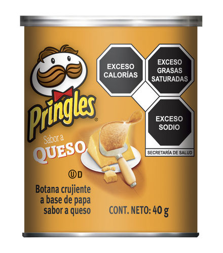 Pringles Cheddar Cheese - 40gr. (c/12pzs)