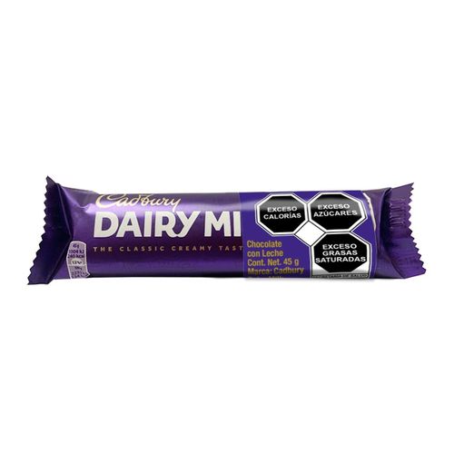Cadbury Dairy Milk Bar - 45gr. (c/48pzs)