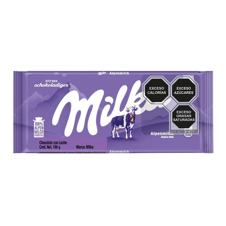 Milka Alpine Milk Chocolate - 100gr. (c/24pzs)