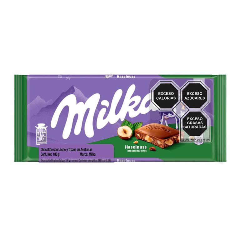Milka Hazelnut Milk Chocolate - 100gr. (c/22pzs)