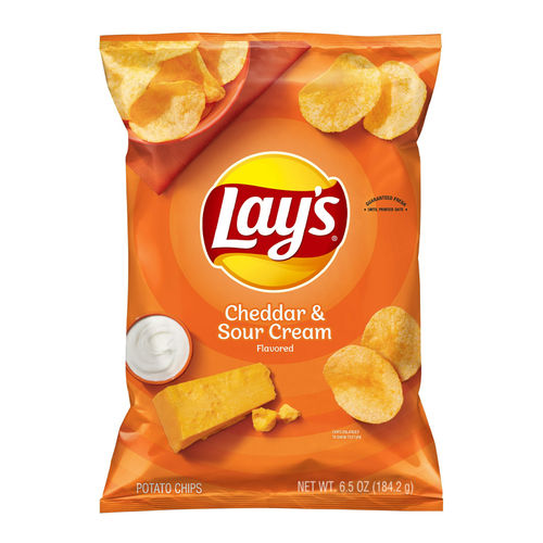 Lays Cheddar & Sour Cream - 6.5oz (c/12pzs)