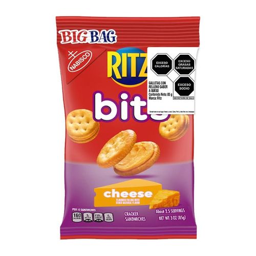 Ritz Bits Cheese - 3oz (c/12pzs)