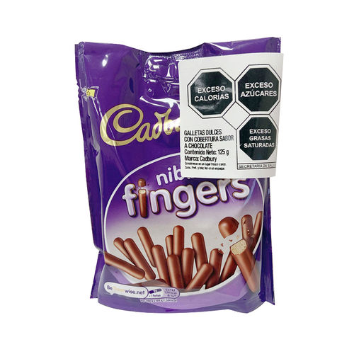Cadbury Fingers Mini - 125gr (c/8pzs)