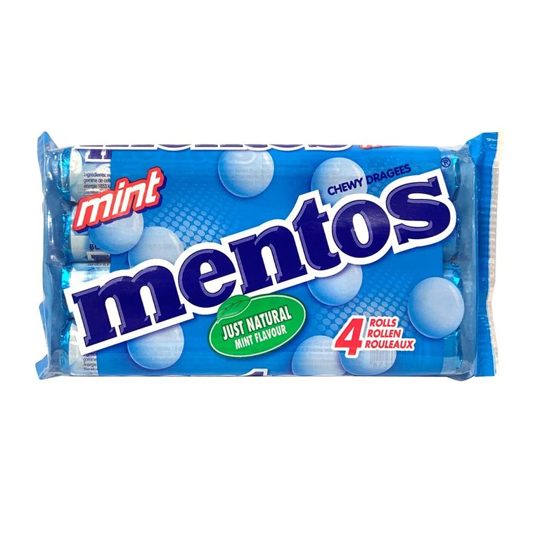 Mentos Mint - 4 pack (c/28pzs)