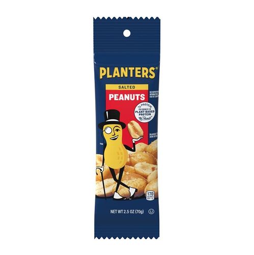 Planters Salted Peanuts - 2.5oz (c/15pzs)