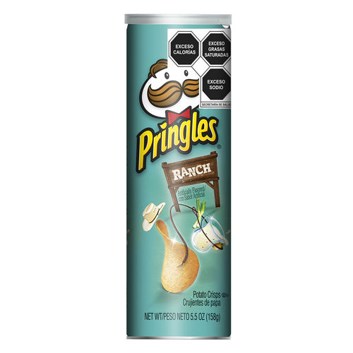 Pringles Ranch - 158gr (c/14pzs)