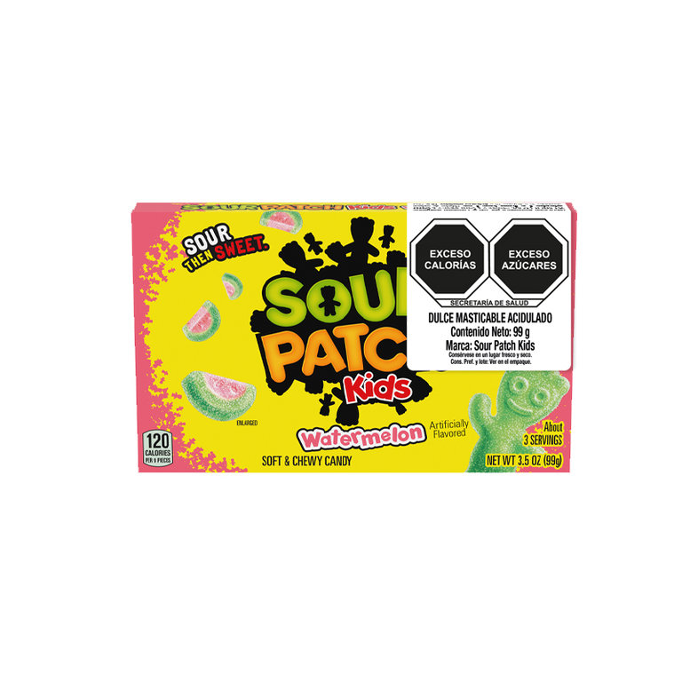 Sour Patch Kids Watermelon Theater Box - 3.5oz (c/12pzs)