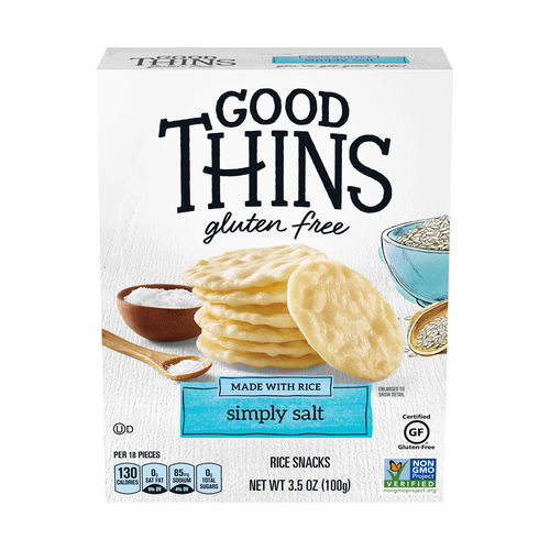 Good Thins Rice Simply Salt - 3.5oz (c/12pzs)