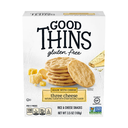 Good Thins Three Cheese - 3.5oz (c/6pzs)