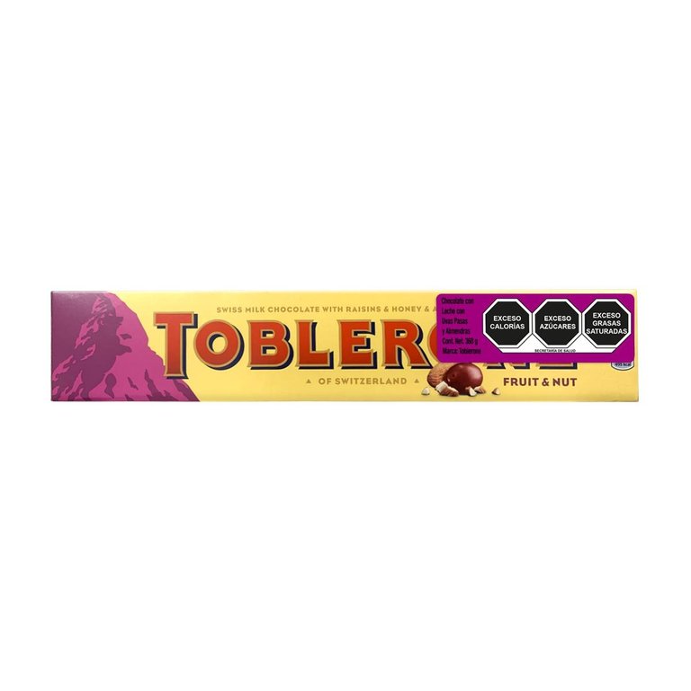 Toblerone Fruit & Nut - 360gr (c/10pzs)