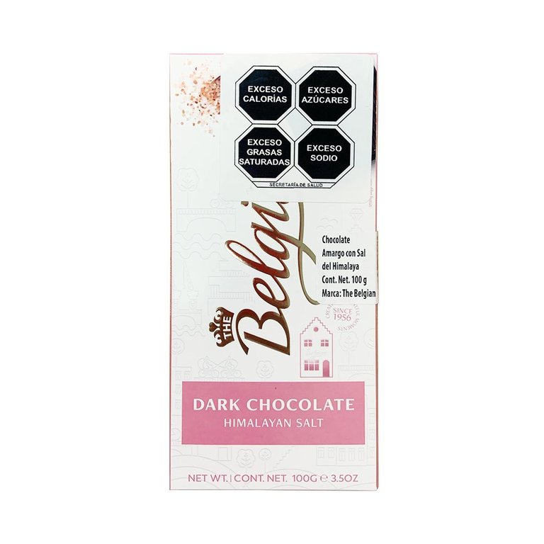The Belgian Dark Himalayan Salt Chocolate - 100gr (w/25pcs)