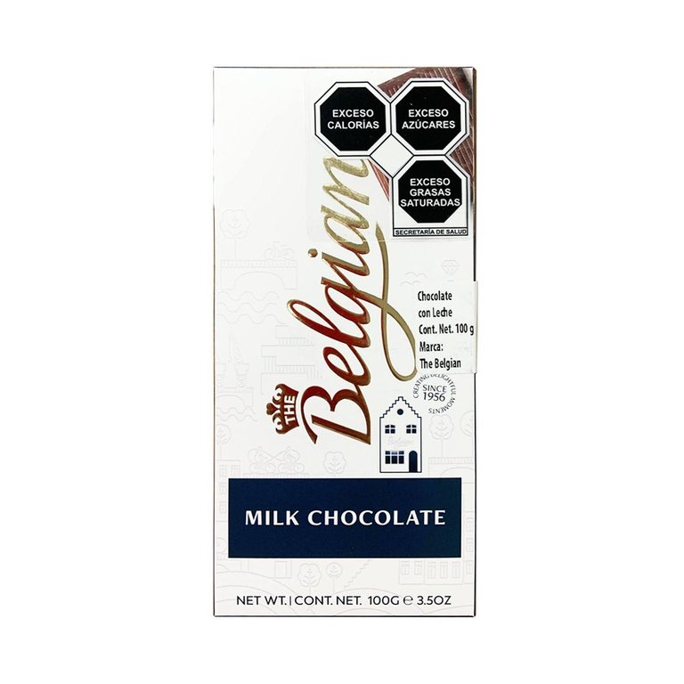 The Belgian Milk Chocolate - 100gr (c/25pzs)