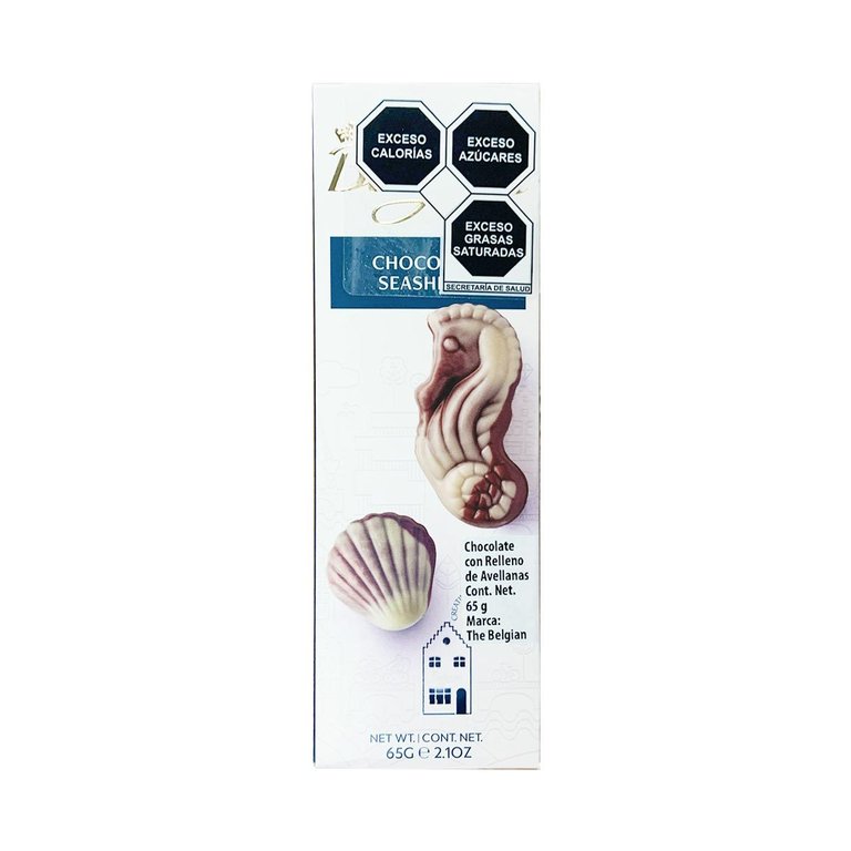The Belgian Seashells Chocolate - 65gr (c/10pzs)