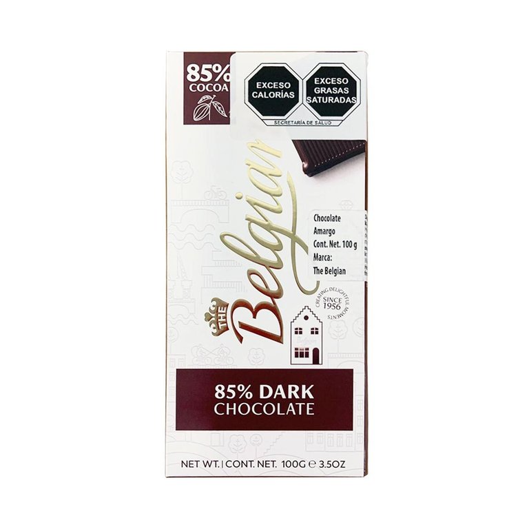 The Belgian Dark 85% Chocolate - 100gr (c/25pzs)